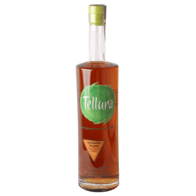 CX C/ 12un - Cachaça Tellura Blend Jequitibá & Amburana 670ml - Engenho da Abadia